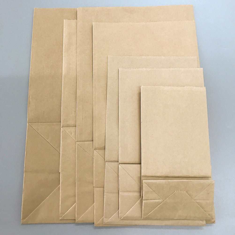 Food Storage And - 100pcs Kraft Paper Bag Small Size