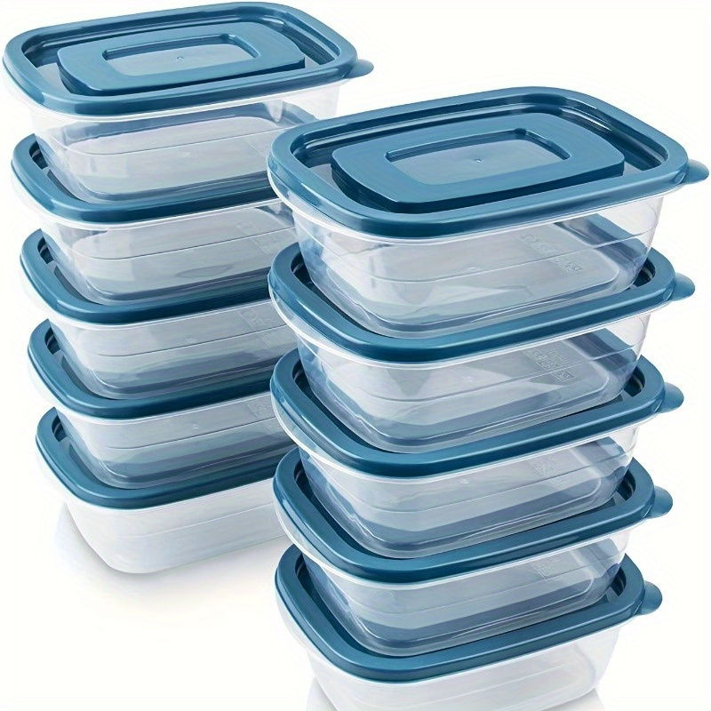 Food Storage Canister - A Set of 6 Transparent Stackable