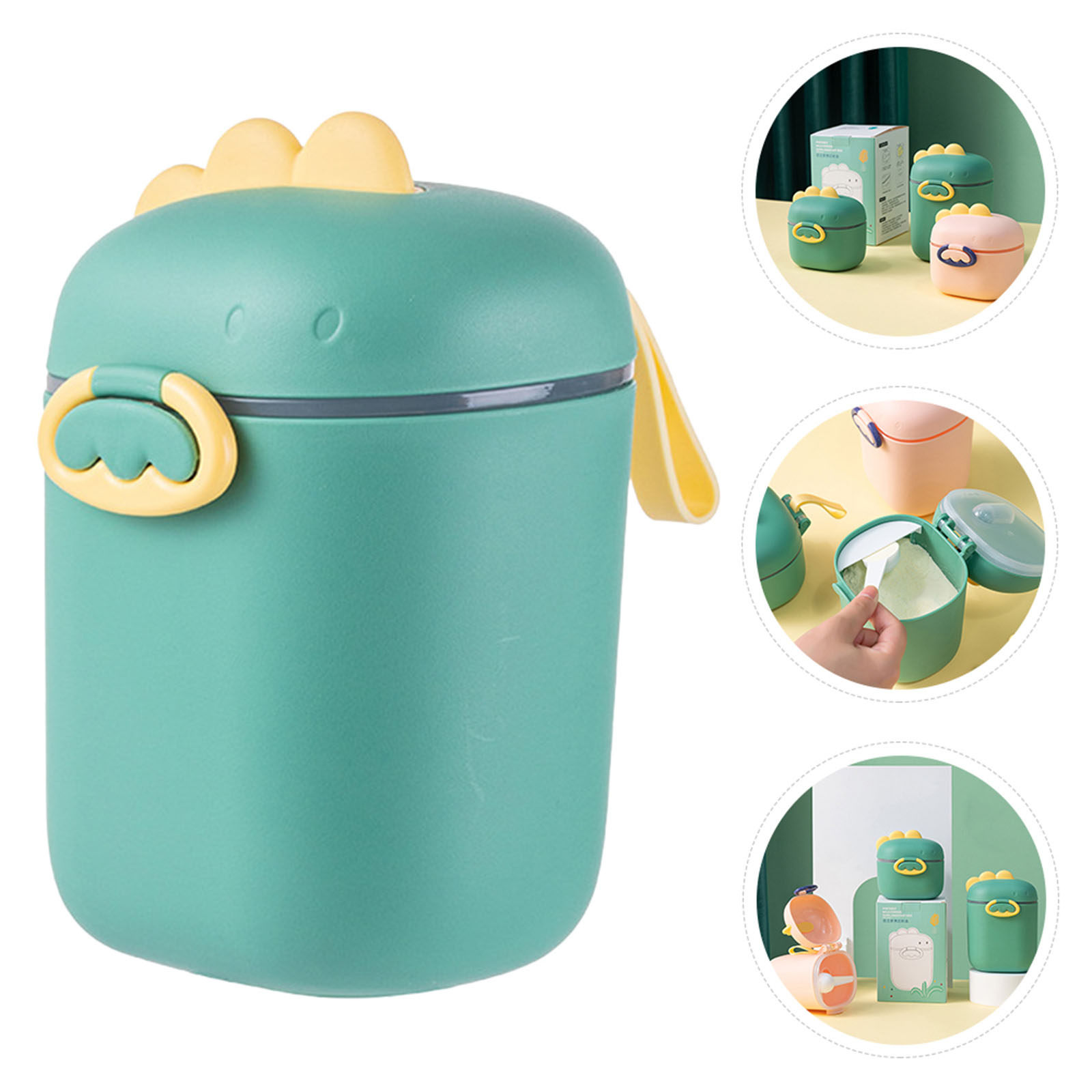 Food Storage Dispenser - Milk Powder Box Secure Material Baby