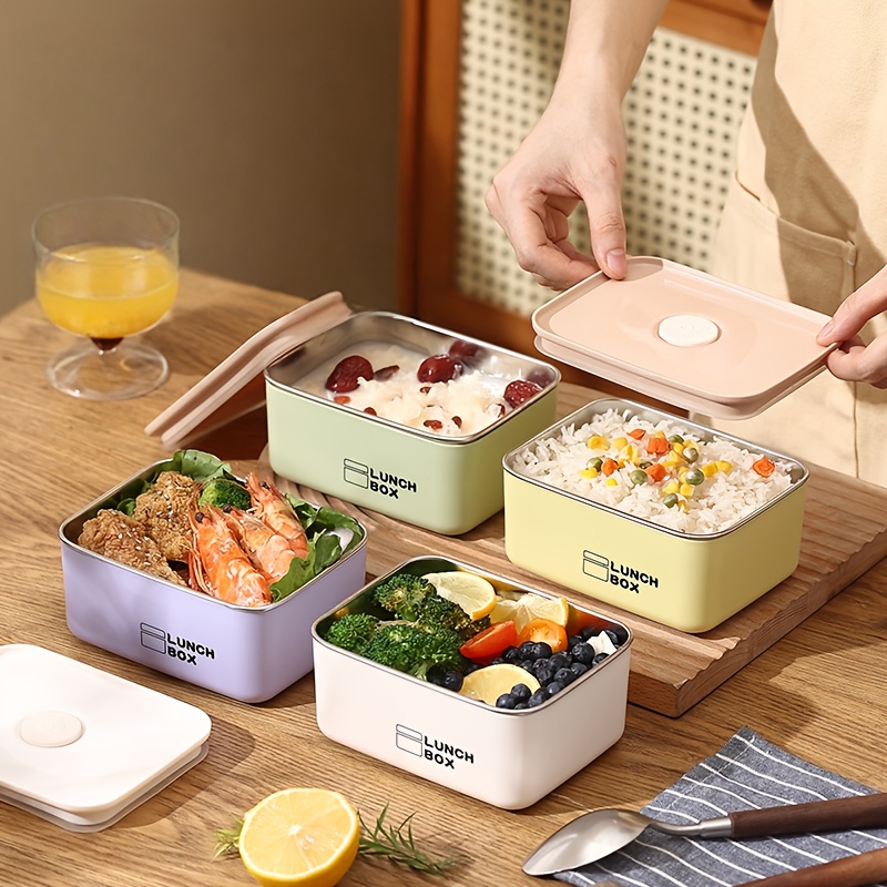 Food Storage Containers With Lids - Stainless Steel Leak-Proof Food Storage Container