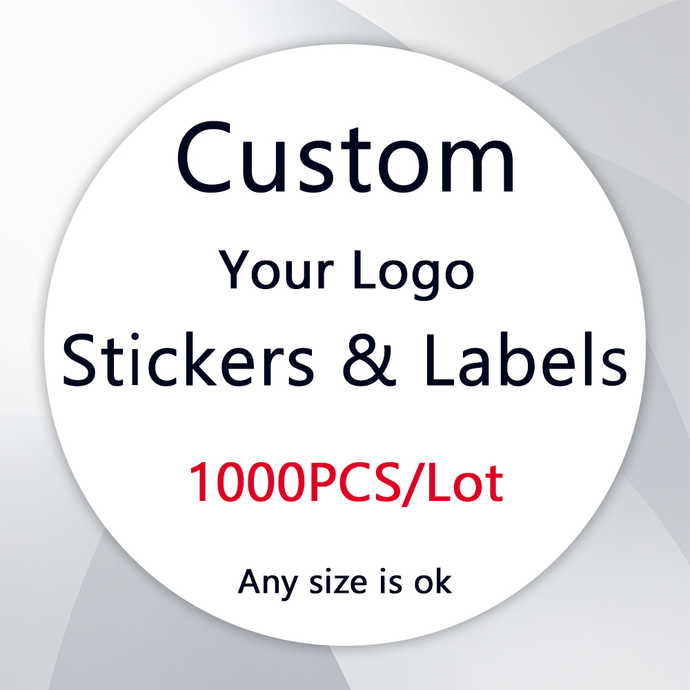 Food Storage Label - 1000PCS Custom Stickers Customize Logo Business