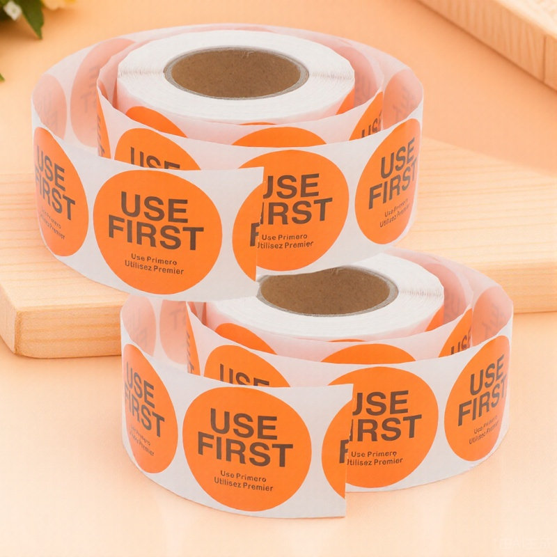 Food Storage Label - 2 Rolls Inventory Control Labels Use