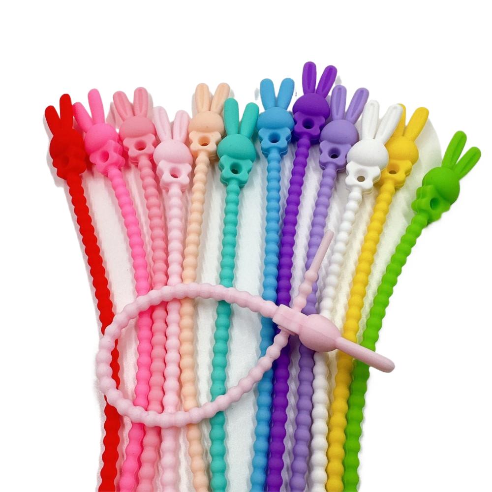 Food Storage Method - 10Pcs Flower Star Silicone Cable Organizer