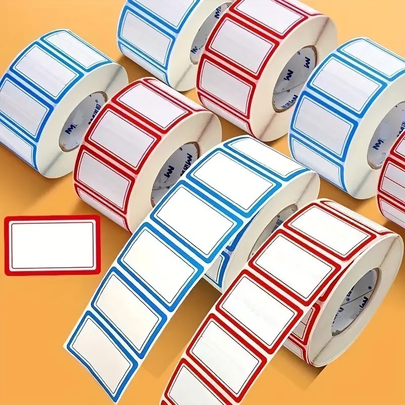 Food Storage Label - 500pcs Residue-Free Freezer Labels, Waterproof &