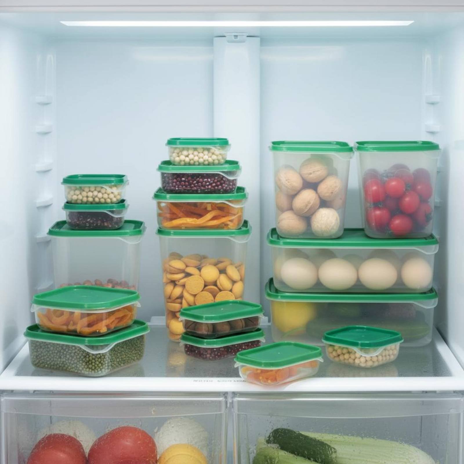 17 Pieces Fridge Storage Box S - Food Storage Containers With Lids recension och pris