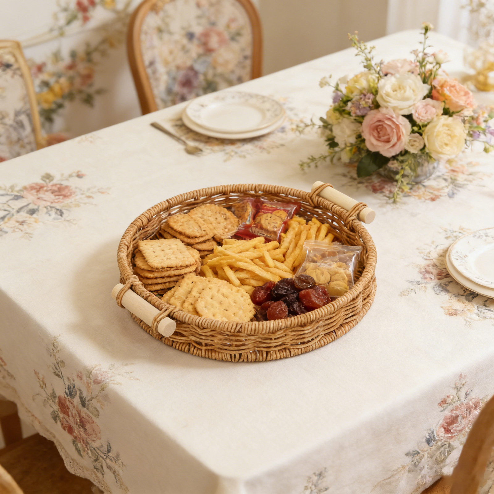 Imitation Rattan Bread Basket  - Food Storage Handling recension och pris