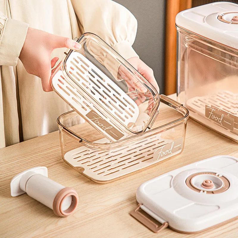 Vacuum sealed canister househo - Food Storage Vacuum Containers recension och pris