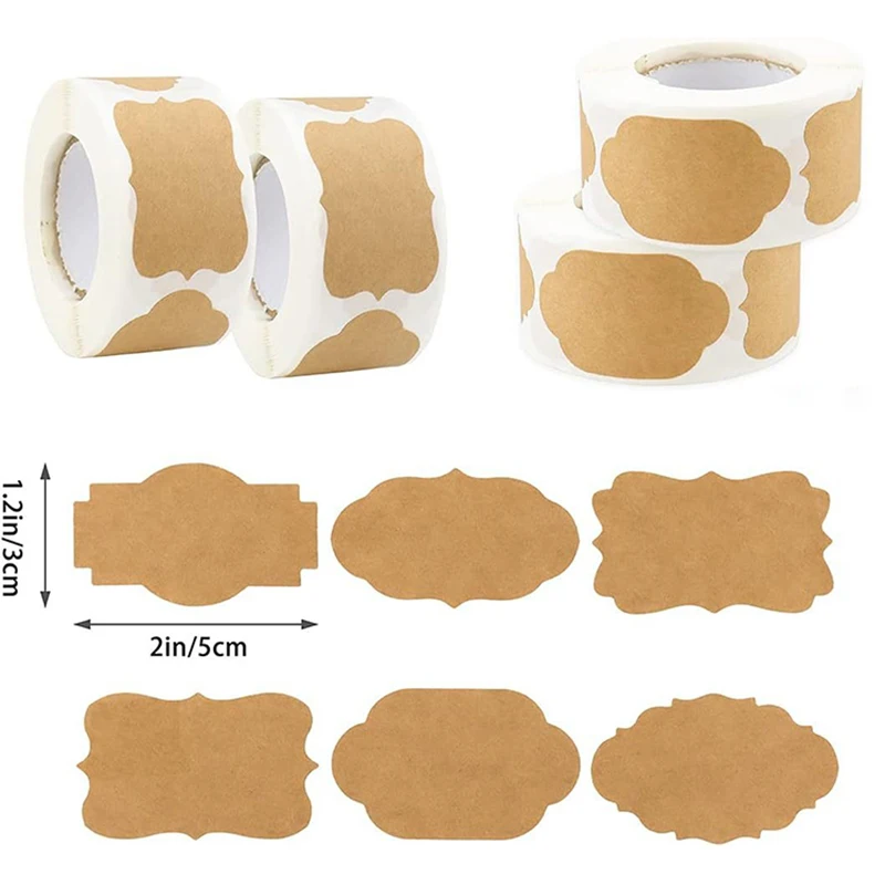Self-adhesive Labels Spice Jar - Food Storage Label recension och pris