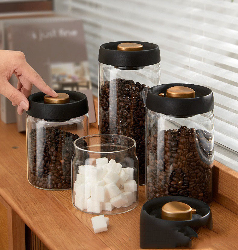 New Bean Coffee Storage Contai - Food Storage Vacuum Containers recension och pris