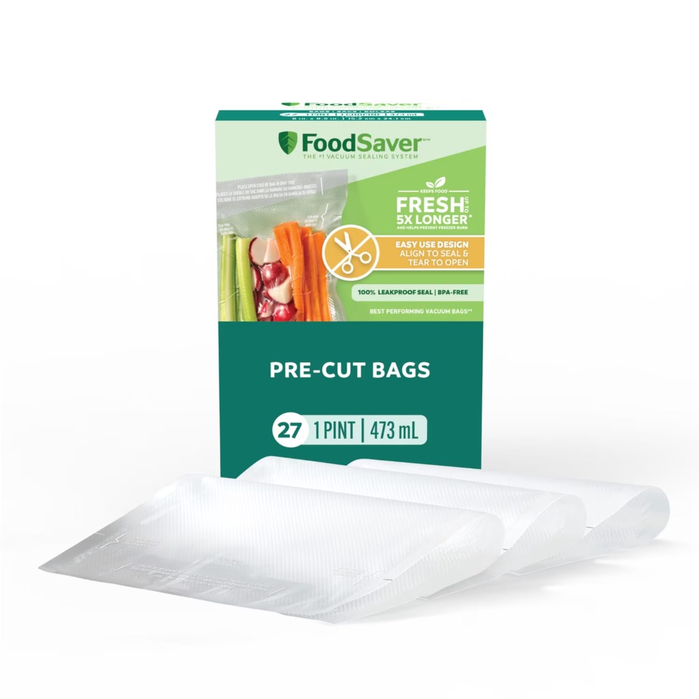 FoodSaver Pint Vacuum Seal Bag - Food Storage Vacuum Seal Bags recension och pris