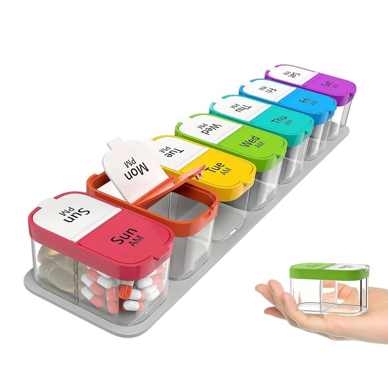 1PCS Large 7 Day Pill Organize - Food Storage Xl recension och pris