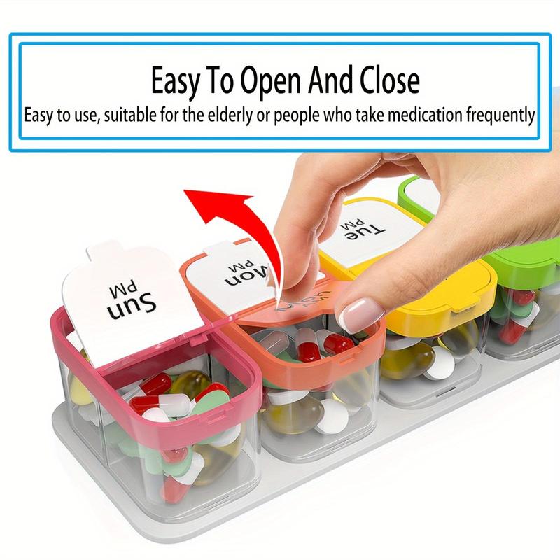 1PCS Large 7 Day Pill Organize - Food Storage Xl recension och pris
