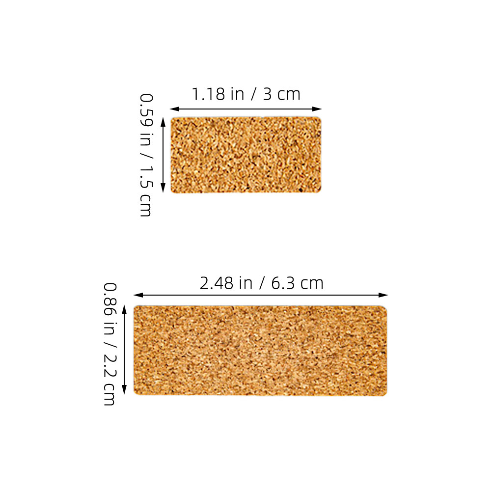 2 Bags Writable Soft Cork Pape - Food Storage Label recension och pris