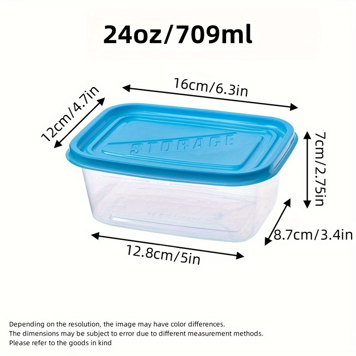 A Set of 6 Transparent Stackab - Food Storage Canister recension och pris