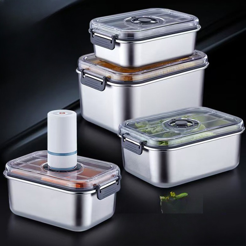 Stainless Steel Vacuum Food Co - Food Storage Vacuum Containers recension och pris