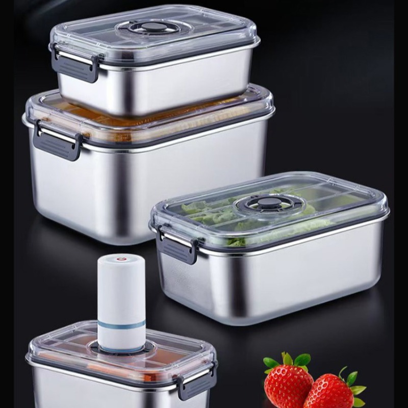 Stainless Steel Vacuum Food Co - Food Storage Vacuum Containers recension och pris