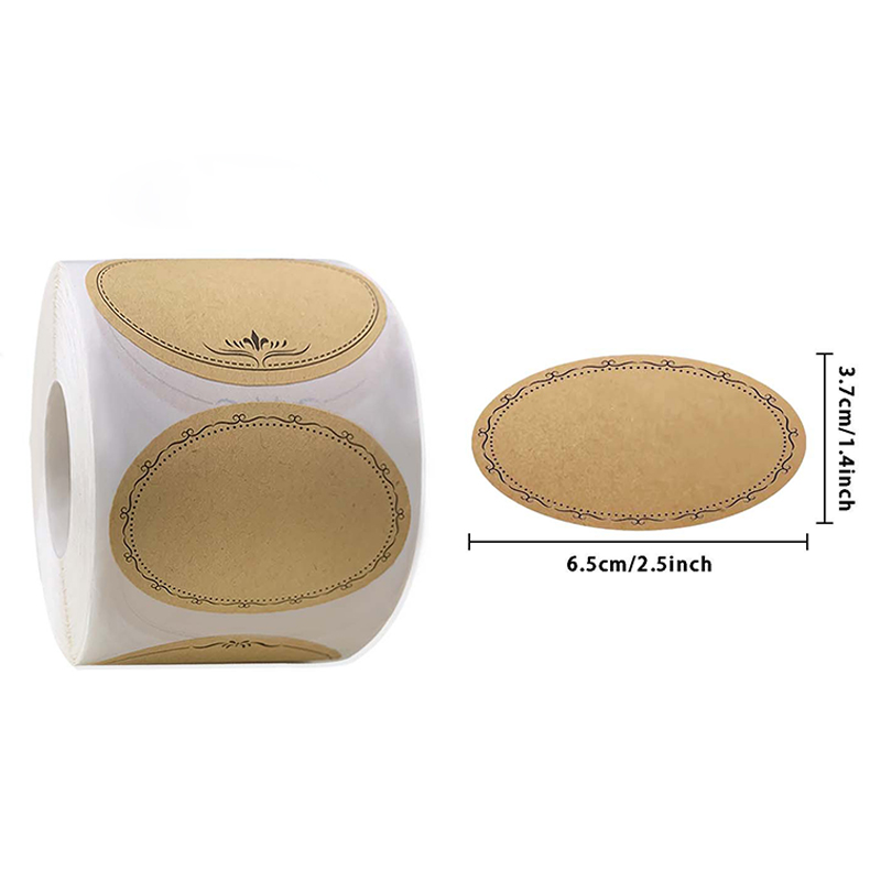 250 Stickers/Roll 2.5*1.4in Kr - Food Storage Label recension och pris