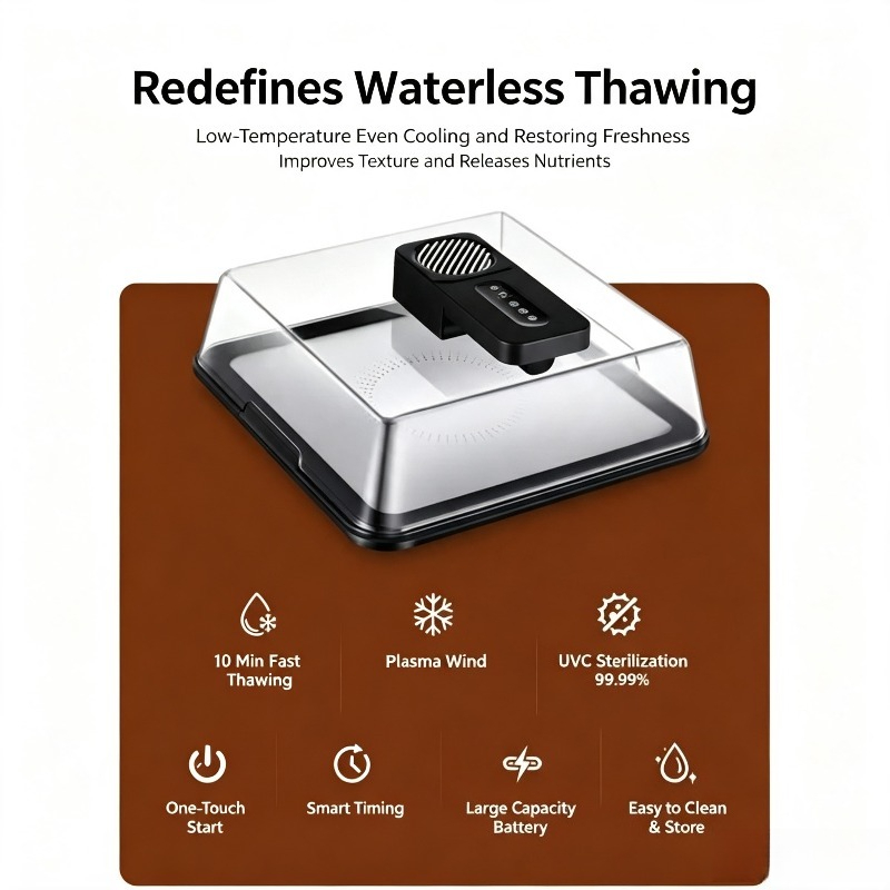 Type-C Charging Defrosting Box - Food Storage Frozen recension och pris