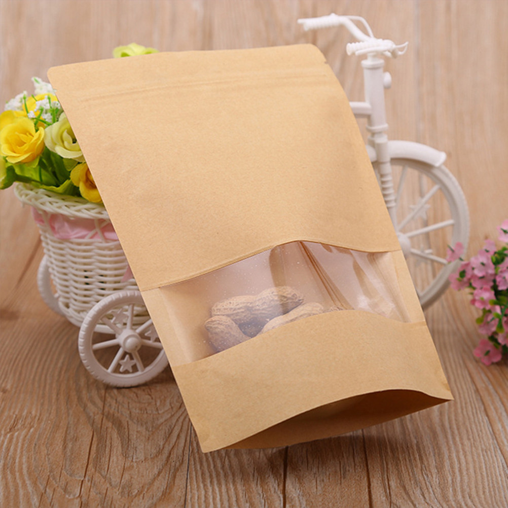 50Pcs Kraft Paper Zipper Seale - Food Storage And recension och pris