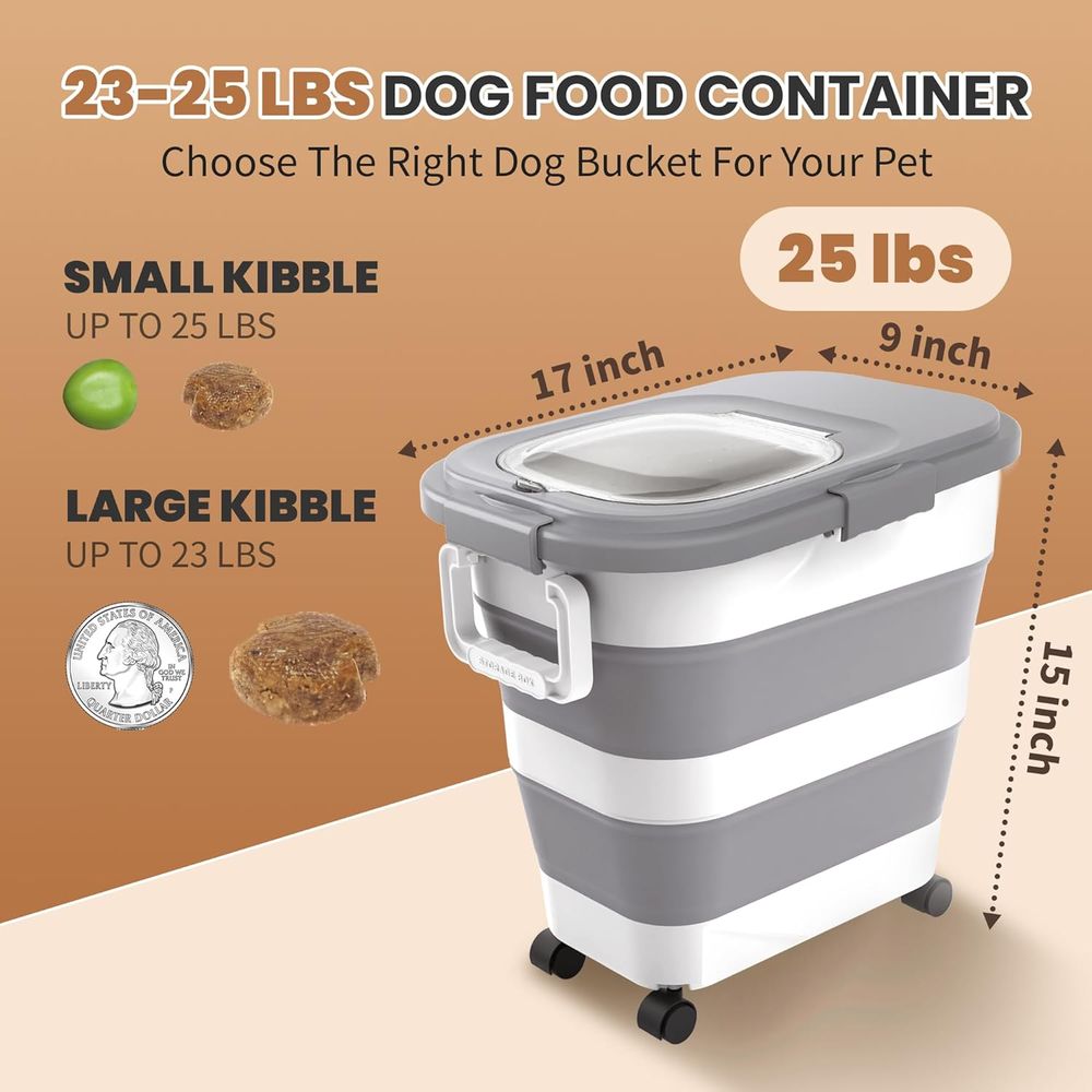 Airtight Dog Food Storage Cont - Food Storage Handling recension och pris