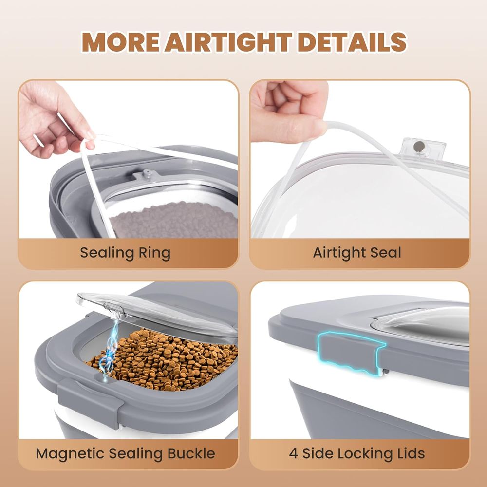 Airtight Dog Food Storage Cont - Food Storage Handling recension och pris