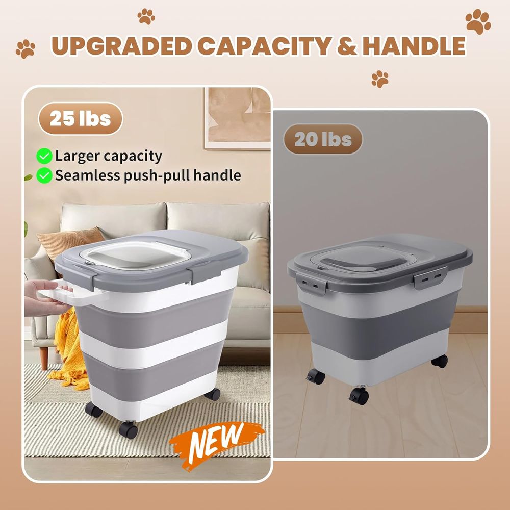 Airtight Dog Food Storage Cont - Food Storage Handling recension och pris