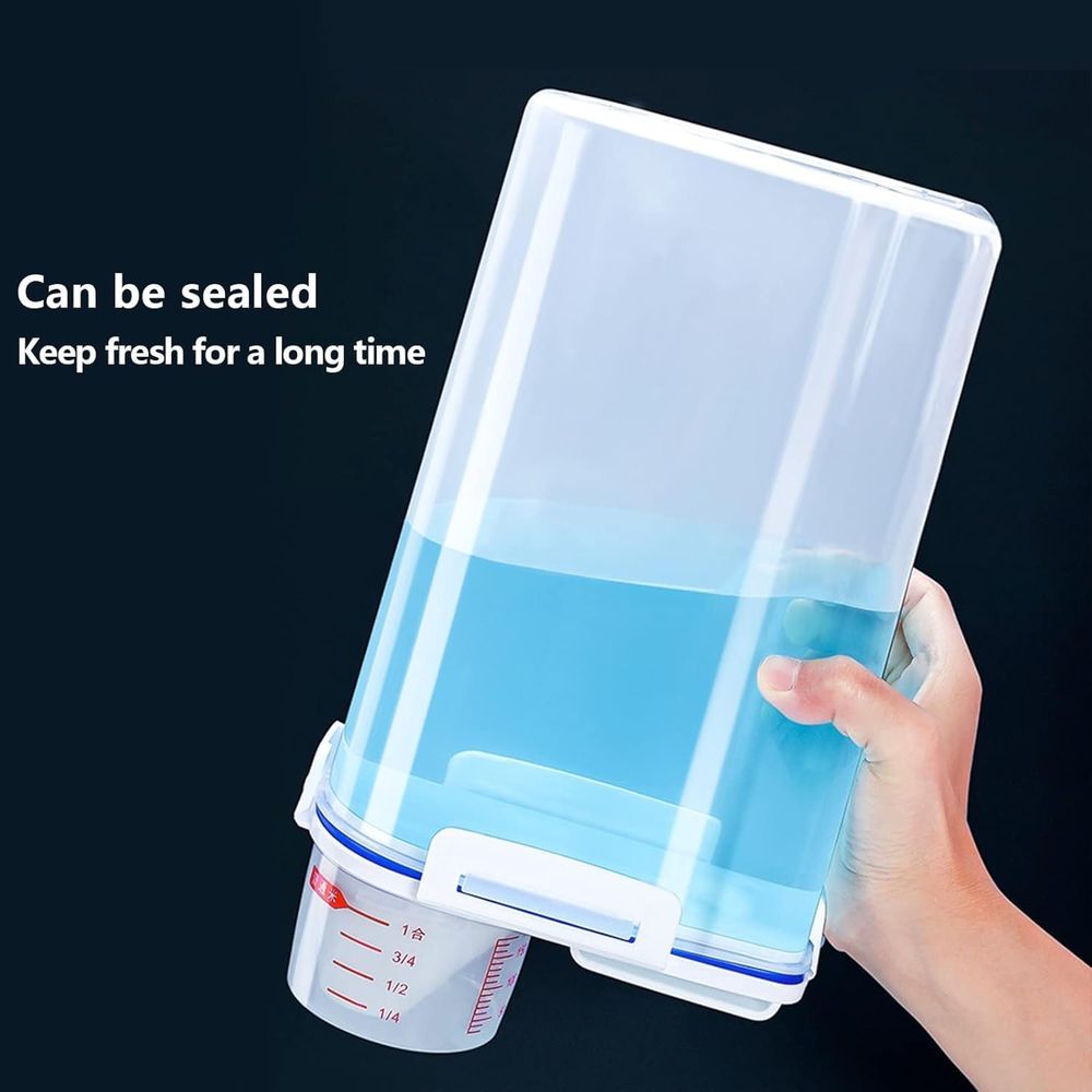 5.5 Lbs Rice Airtight Dry Food - Food Storage Dispenser recension och pris