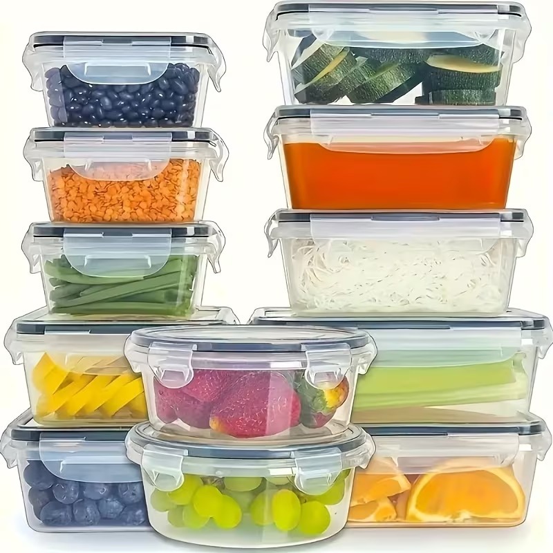 4-Piece Clear Food Storage Con - Food Storage Canister recension och pris