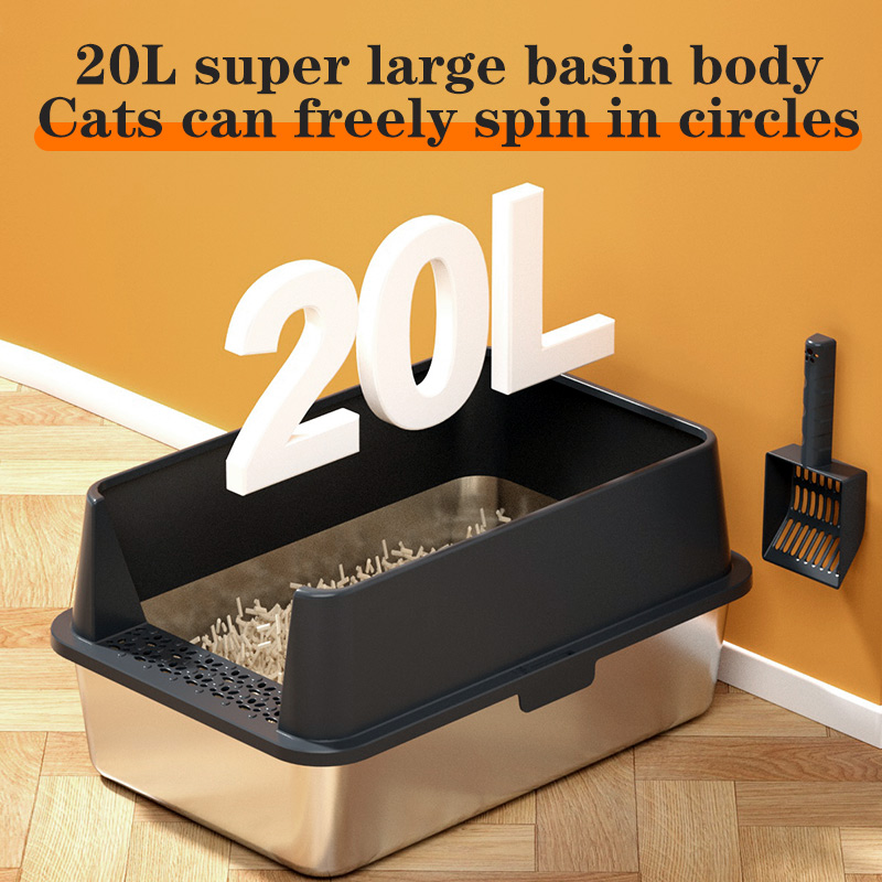 2PACK Stainless Steel Cat Litt - Food Storage Xl recension och pris