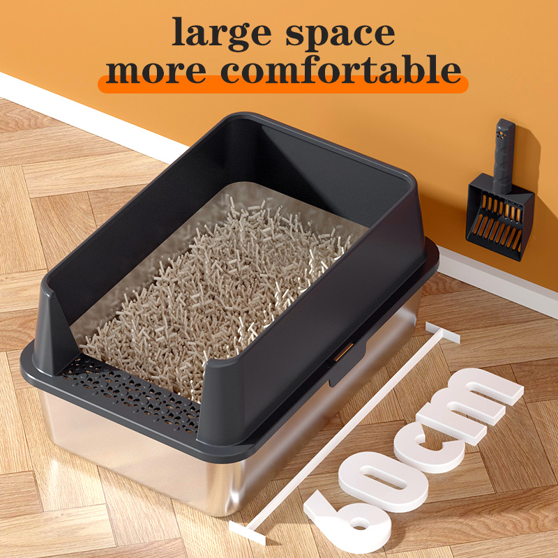 2PACK Stainless Steel Cat Litt - Food Storage Xl recension och pris