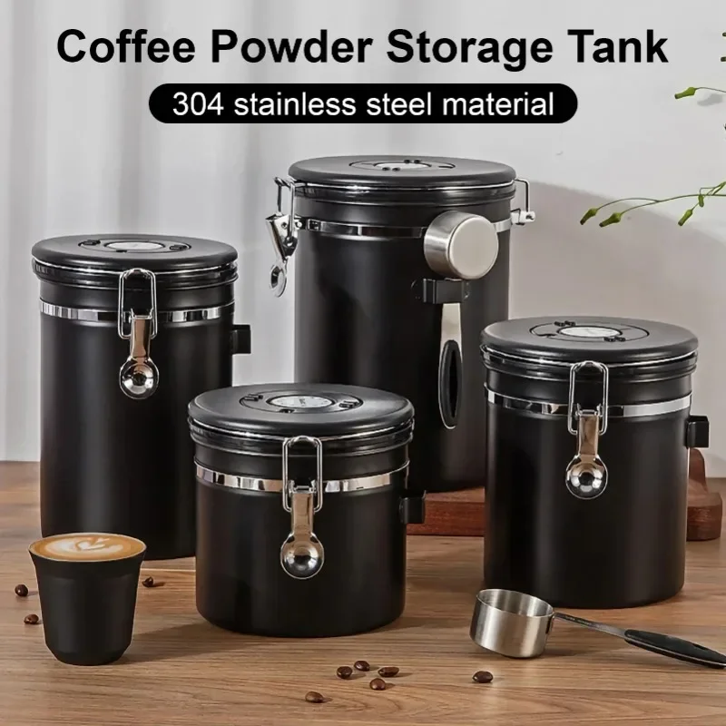 304 Stainless Steel Coffee Bea - Food Storage Vacuum Containers recension och pris