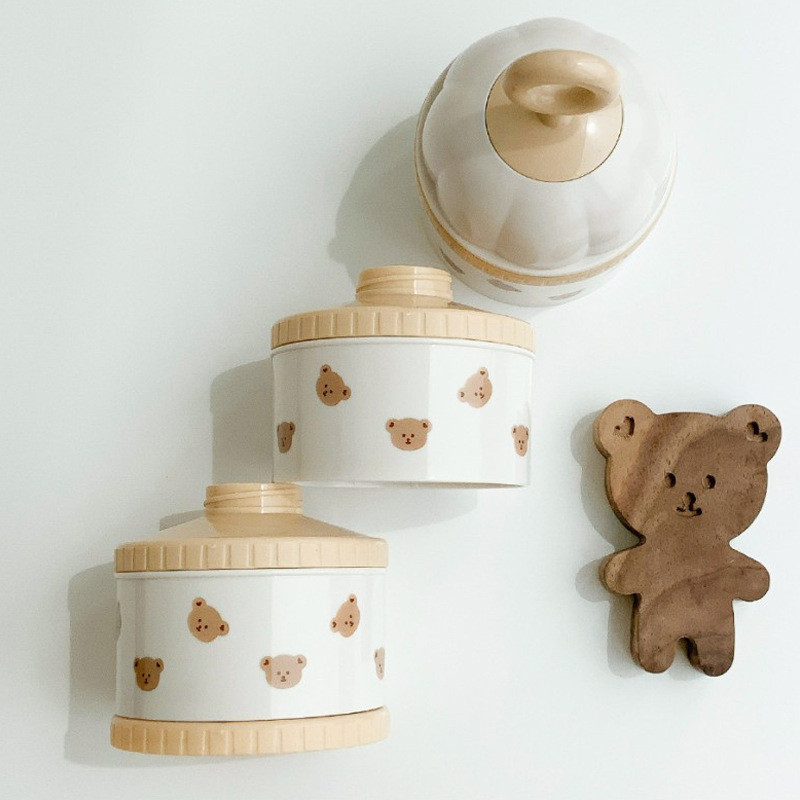 Cute Bear Milk Powder Box Baby - Food Storage Dispenser recension och pris