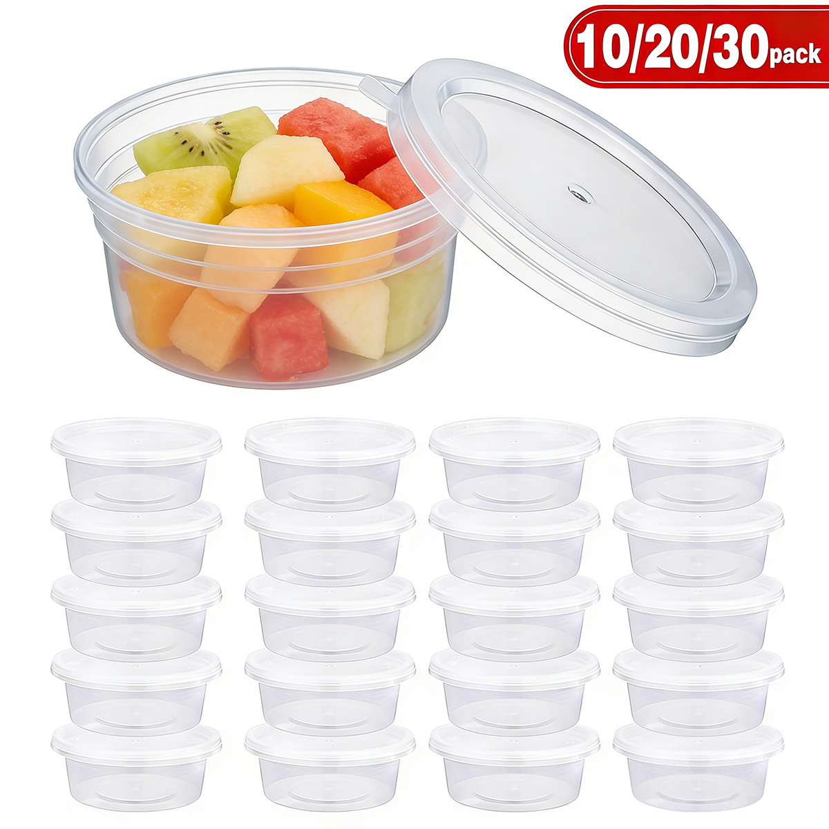 10/20/40 Pack Small Slime Cont - Food Storage Containers With Lids recension och pris