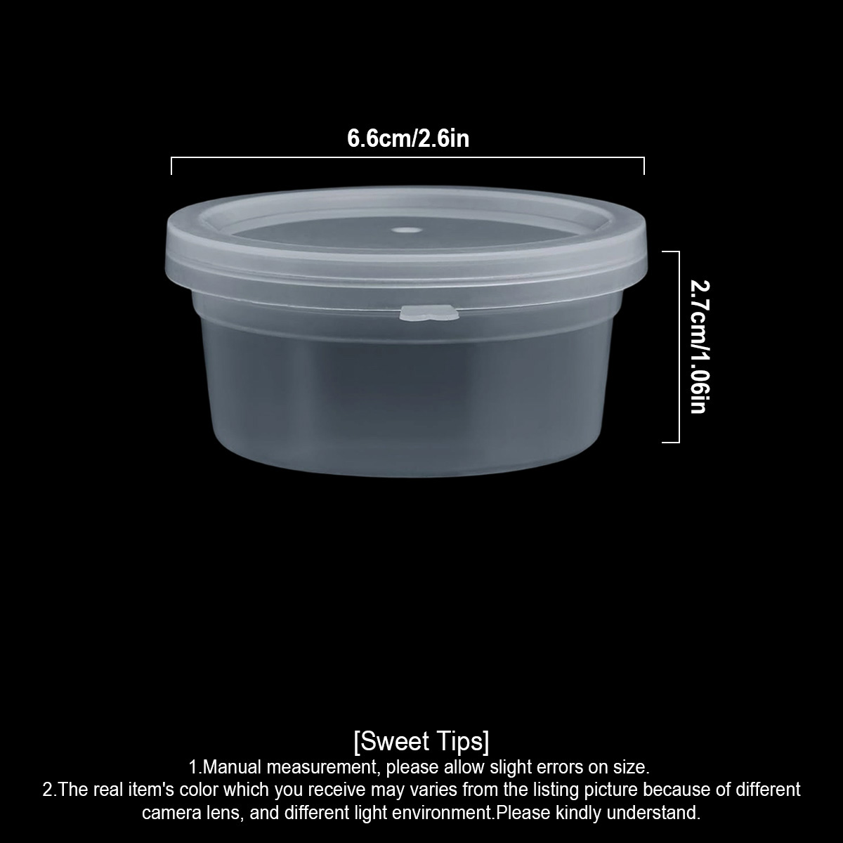 10/20/40 Pack Small Slime Cont - Food Storage Containers With Lids recension och pris