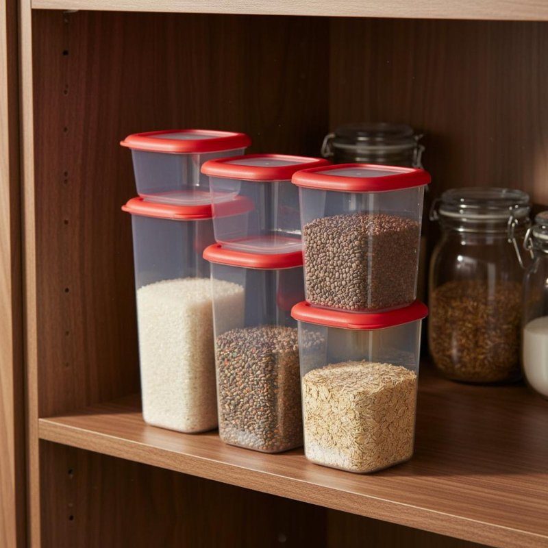 6 Pieces Airtight Food Storage - Food Storage Canister recension och pris