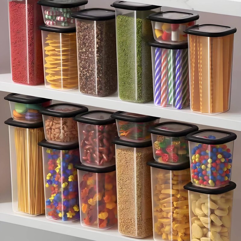 6 Pieces Airtight Food Storage - Food Storage Canister recension och pris