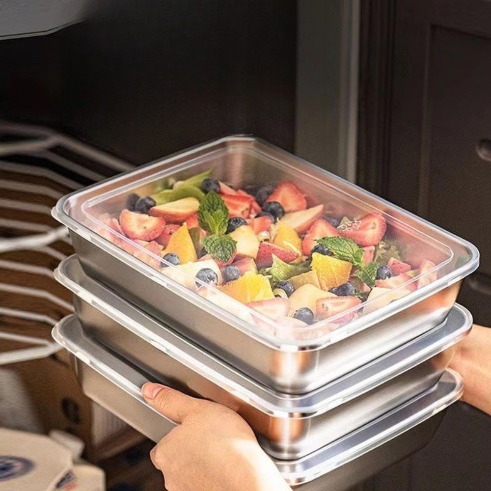 Food Grade Stainless Steel Ser - Food Storage Containers With Lids recension och pris