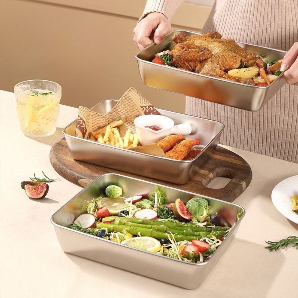 Food Grade Stainless Steel Ser - Food Storage Containers With Lids recension och pris