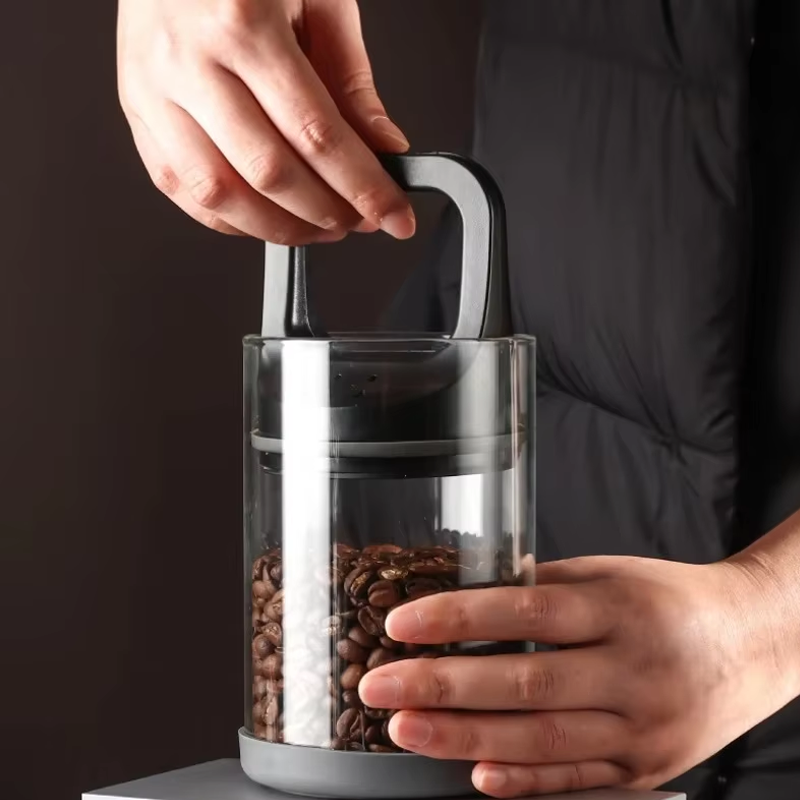 Coffee Beans Vacuum Sealed Tan - Food Storage Vacuum Containers recension och pris