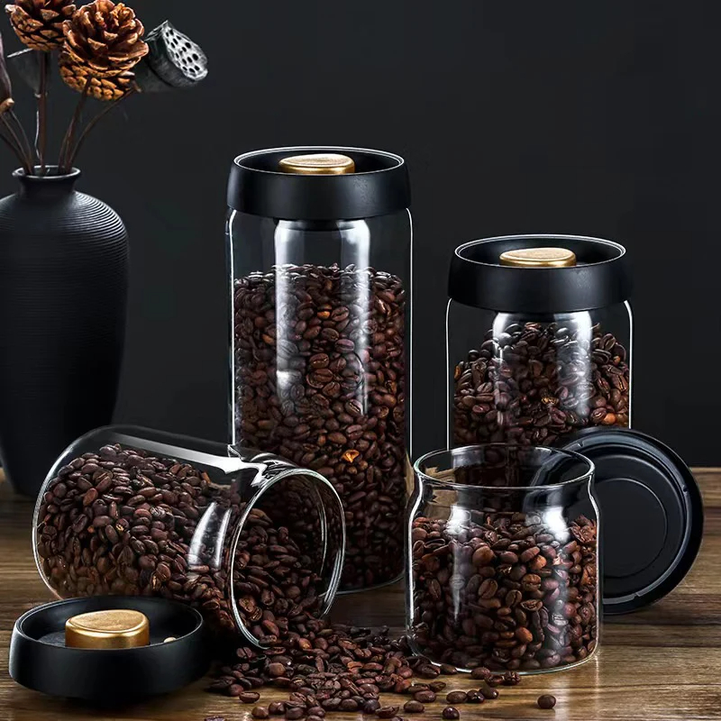 Coffee beans vacuum sealed jar - Food Storage Vacuum Containers recension och pris