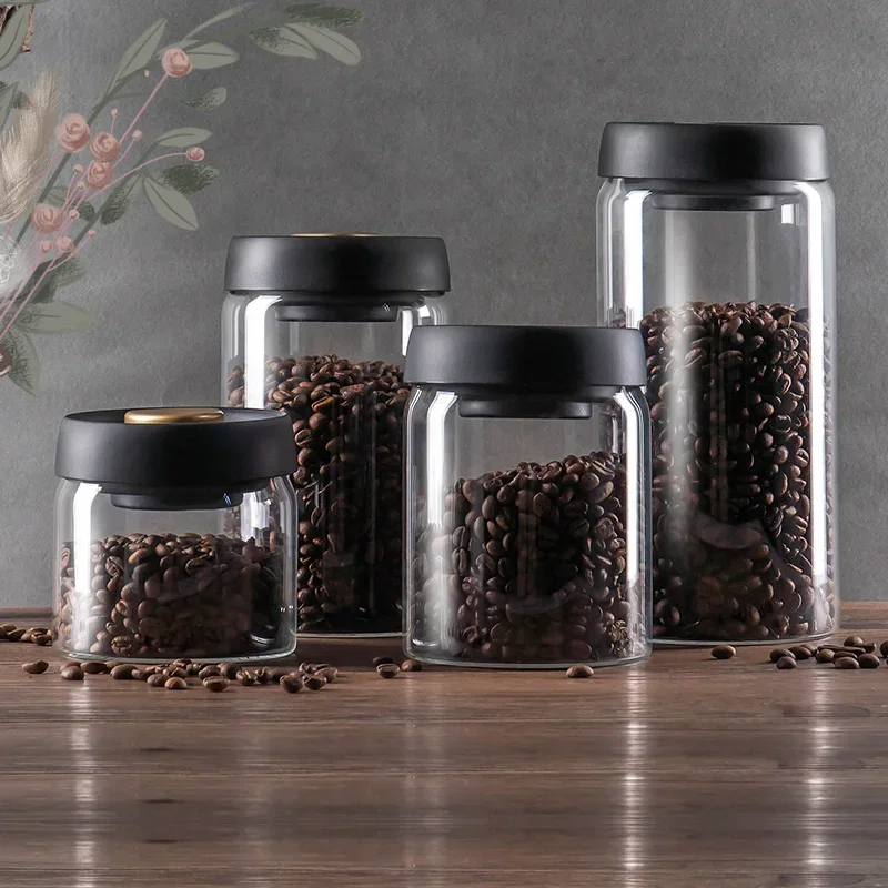 Coffee beans vacuum sealed jar - Food Storage Vacuum Containers recension och pris