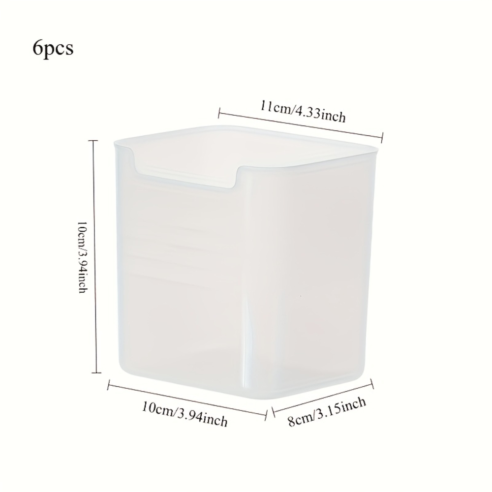 6Pcs Clear Refrigerator Storag - Food Storage Handling recension och pris