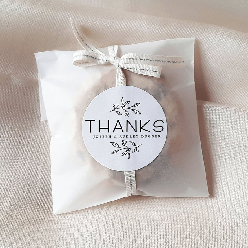 2.5cm-6cm Custom Logo Stickers - Food Storage Label recension och pris