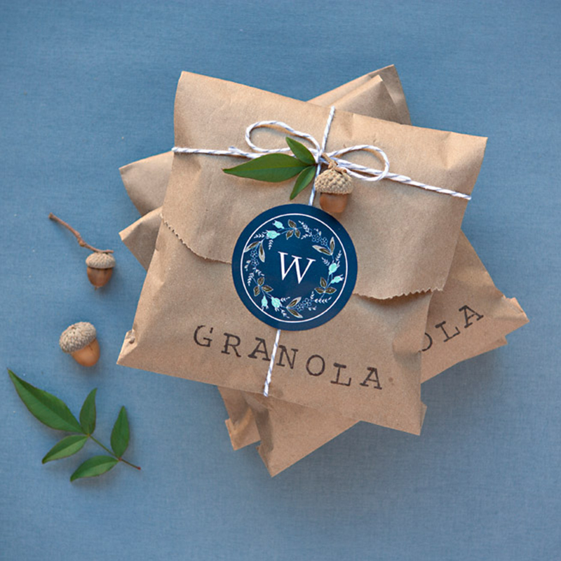 2.5cm-6cm Custom Logo Stickers - Food Storage Label recension och pris
