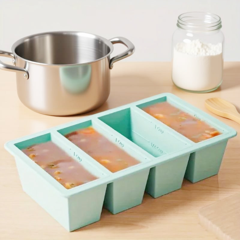 1Pc Silicone Freezer Tray With - Food Storage Frozen recension och pris