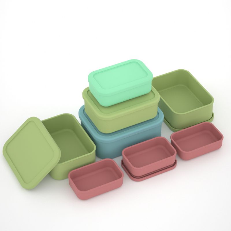 Set/2pcs Rectangular Silicone  - Food Storage Xl recension och pris