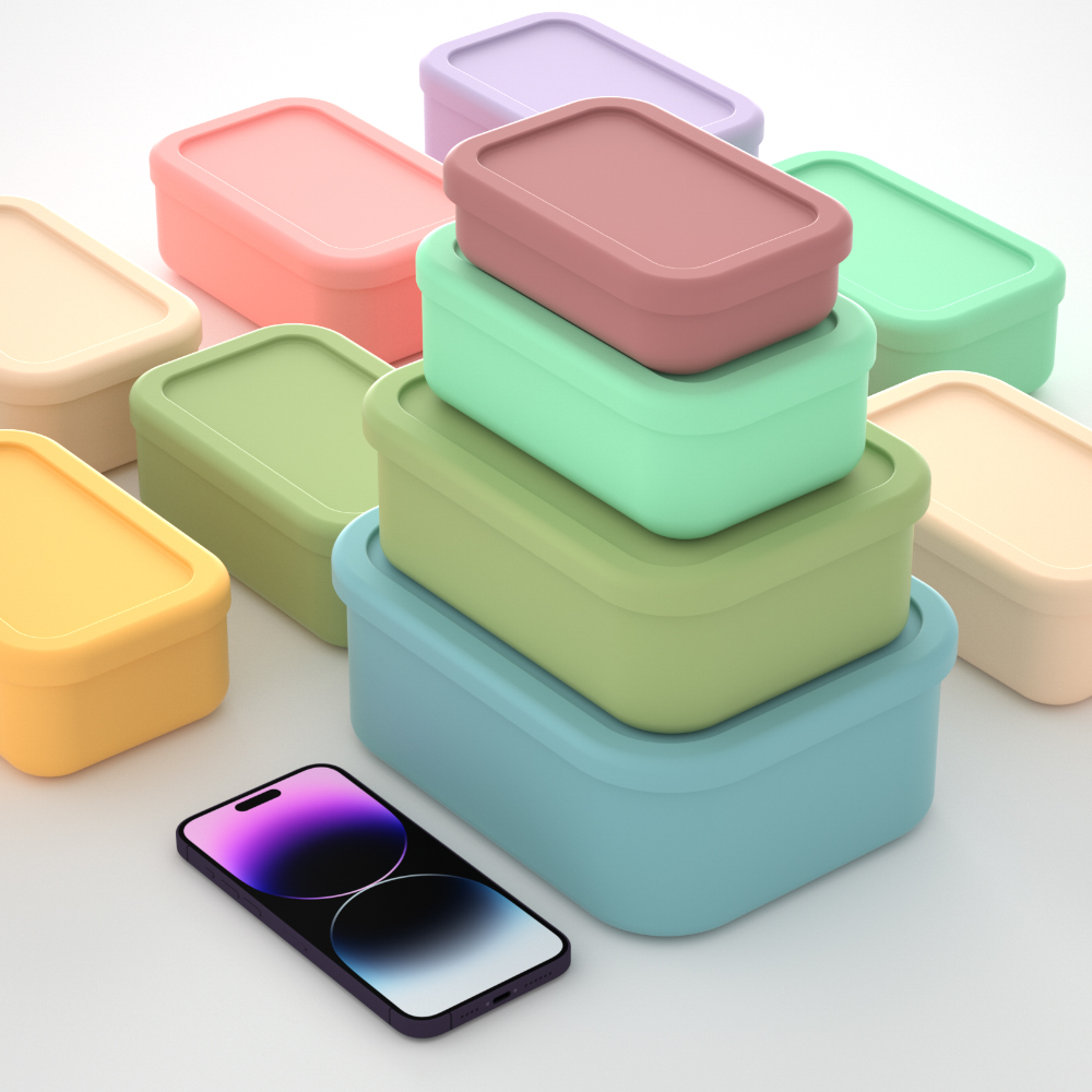 Set/2pcs Rectangular Silicone  - Food Storage Xl recension och pris
