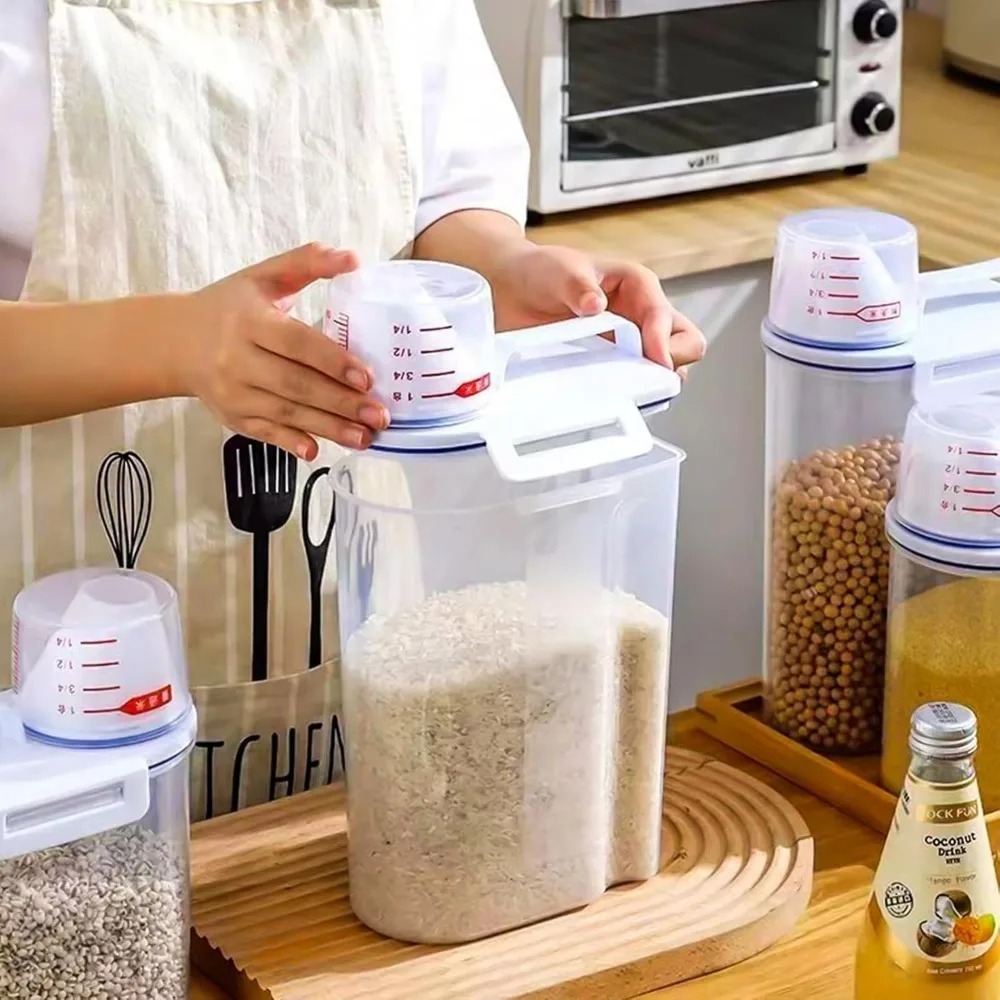 Rice Dry Food Storage Containe - Food Storage Dispenser recension och pris