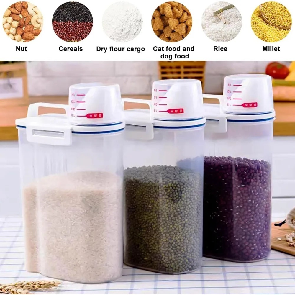 Rice Dry Food Storage Containe - Food Storage Dispenser recension och pris
