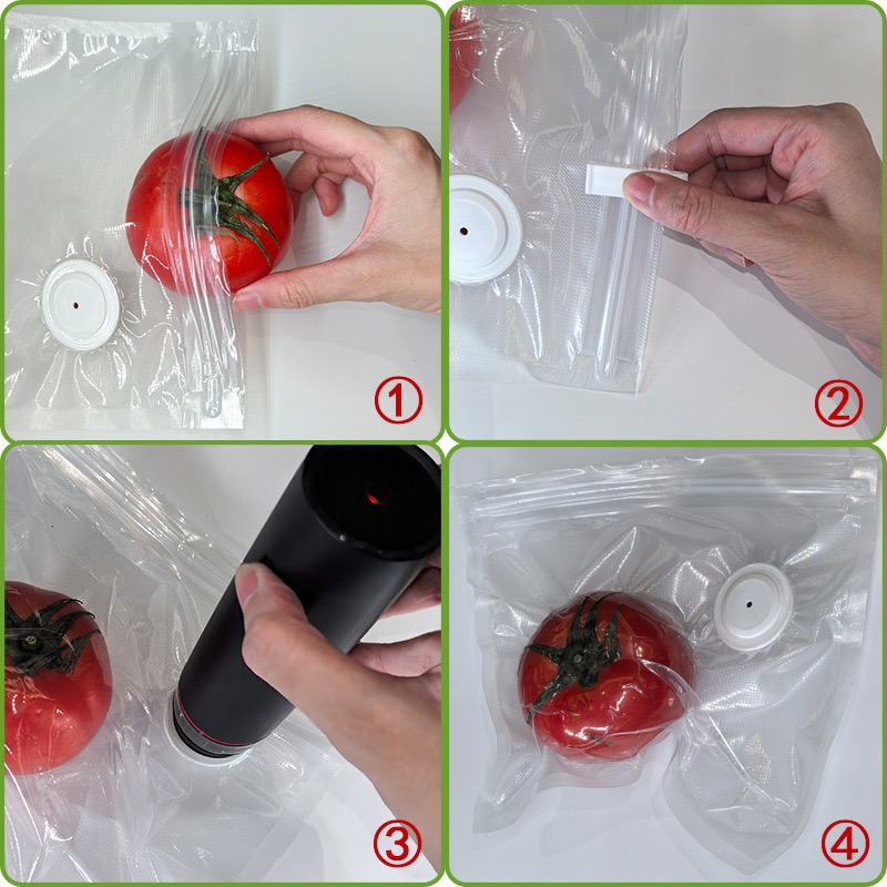 New Reusable Air Vacuum Storag - Food Storage Vacuum Seal Bags recension och pris